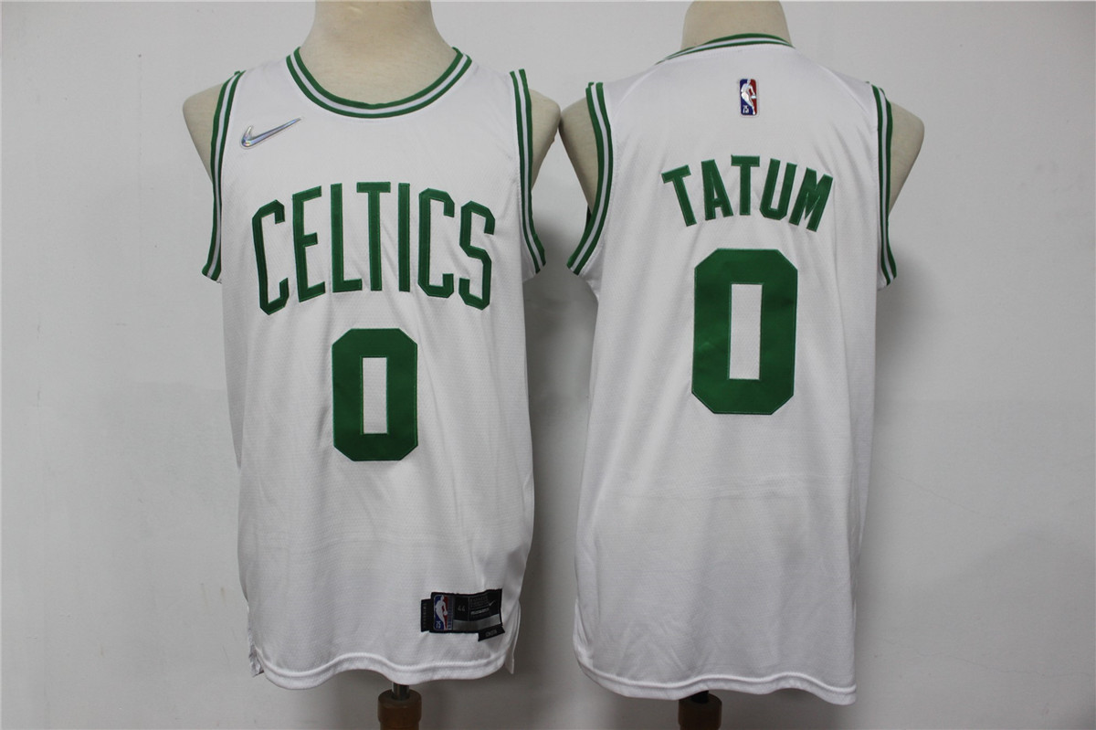 Boston Celtics #0 Jayson Tatum White 75th Anniversary Diamond 2021 Stitched Jersey - Zenithce