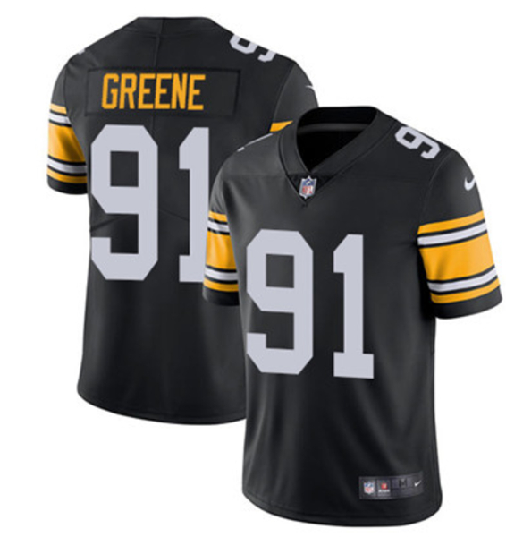 Pittsburgh Steelers #91 Kevin Greene Black Vapor Untouchable Limited Stitched Jersey - Zenithce