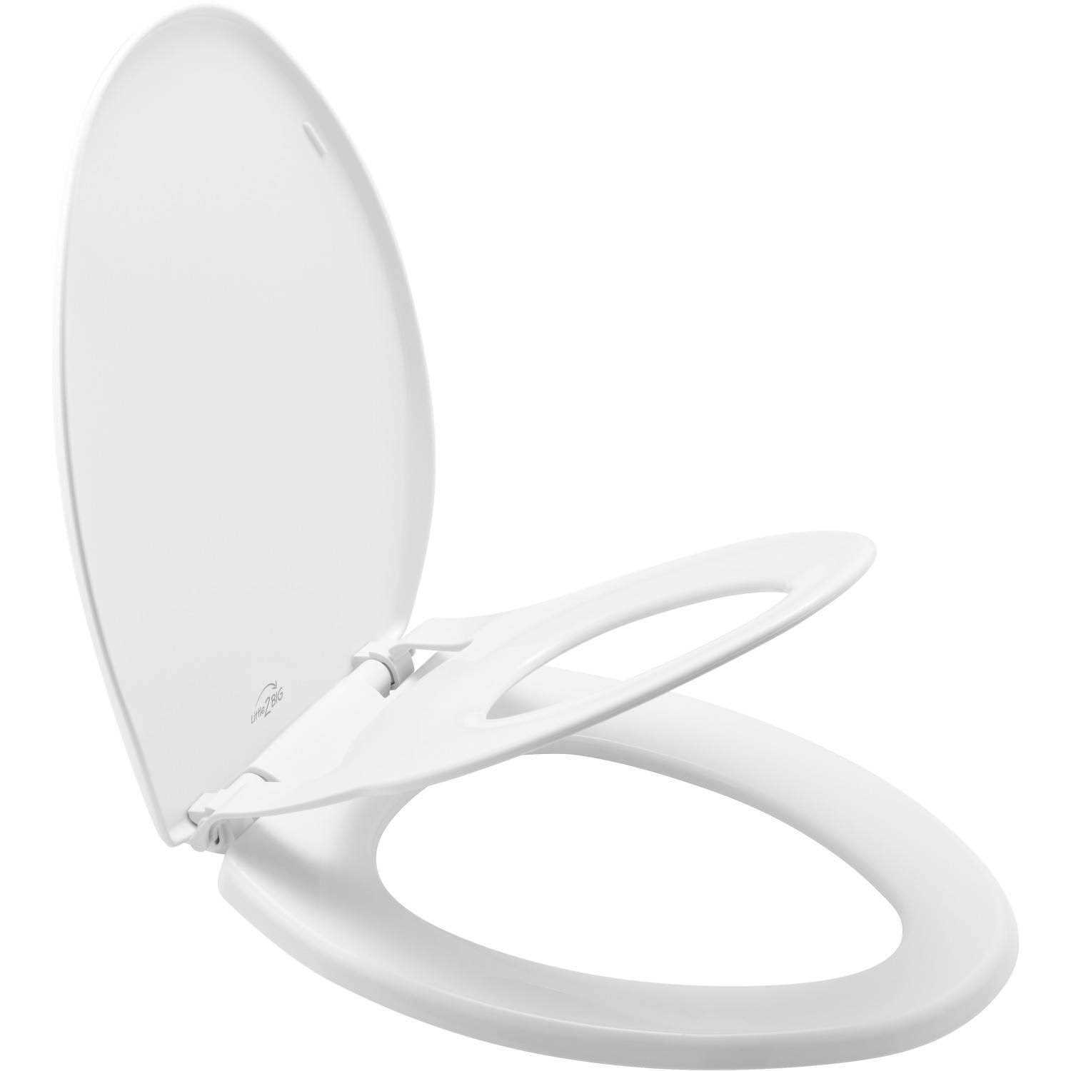 Mayfair Elongated White Molded Wood Toilet Seat - Zenithce