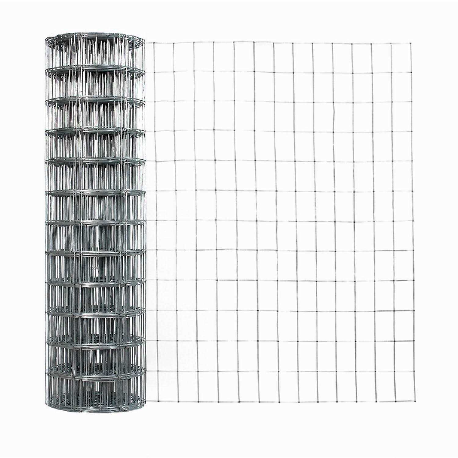 Garden Zone 30 in. W x 50 ft. L Silver Gray Steel Hardware Cloth 1/4 - Zenithce