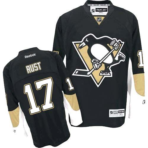 Penguins #17 Bryan Rust Black Home Stitched Jersey - Zenithce