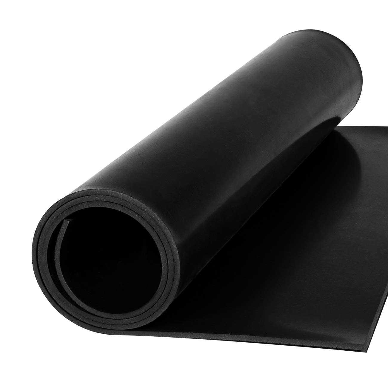 Torrami Neoprene Rubber Sheet Roll 18 Inch Thick x Wide x 24 Inch Long for Diy Gaskets - Zenithce