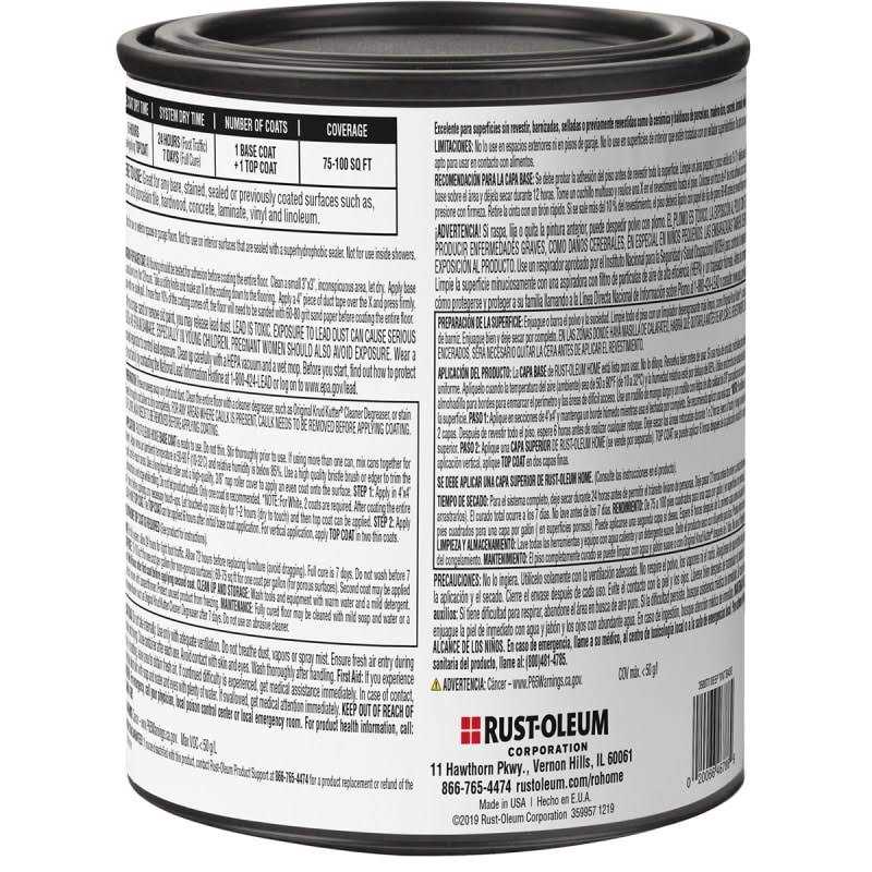 Rust-Oleum Home 1 gal Interior Floor Base Coating - Zenithce