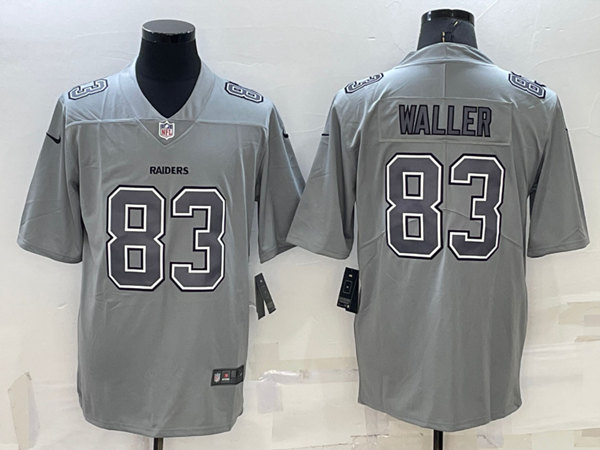 Las Vegas Raiders #83 Darren Waller Gray Atmosphere Fashion Stitched Jersey - Zenithce