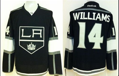 Kings #14 Justin Williams Black Stitched Jersey - Zenithce