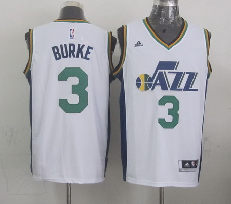 Utah Jazz #3 Trey Burke Revolution 30 Swingman 2014 New White Swingman Jersey - Zenithce
