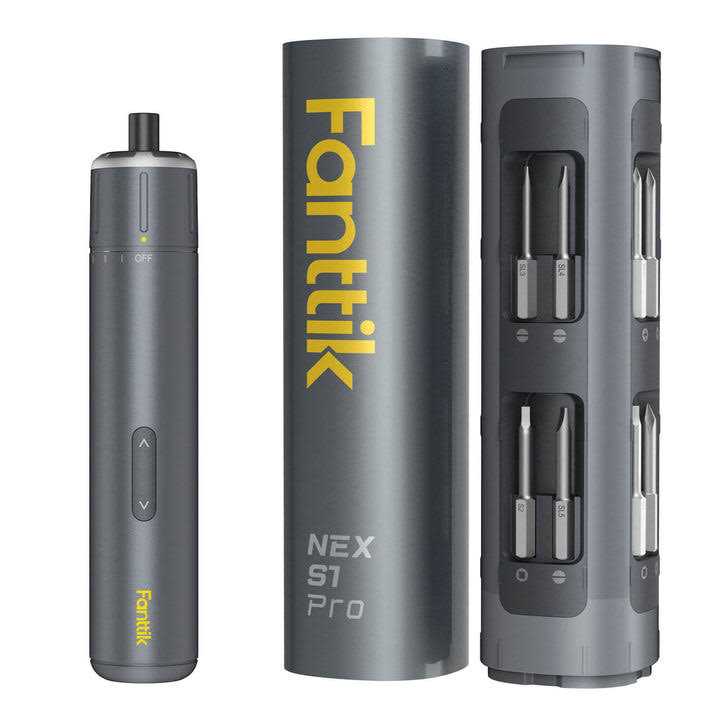 Fanttik Mini Electric Screwdriver Set with 12-in-1 Metal Bits - Zenithce