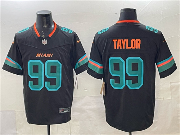 Miami Dolphins #99 Jason Taylor Black 2025 F.U.S.E. “Rivalries” Vapor Limited Stitched Jersey - Zenithce