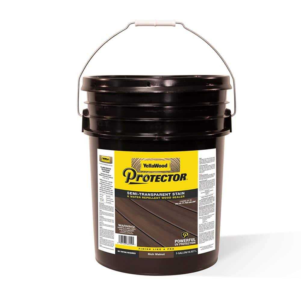 YellaWood Protector 1 gal Semi-Transparent Deck Stain and Sealer - Zenithce