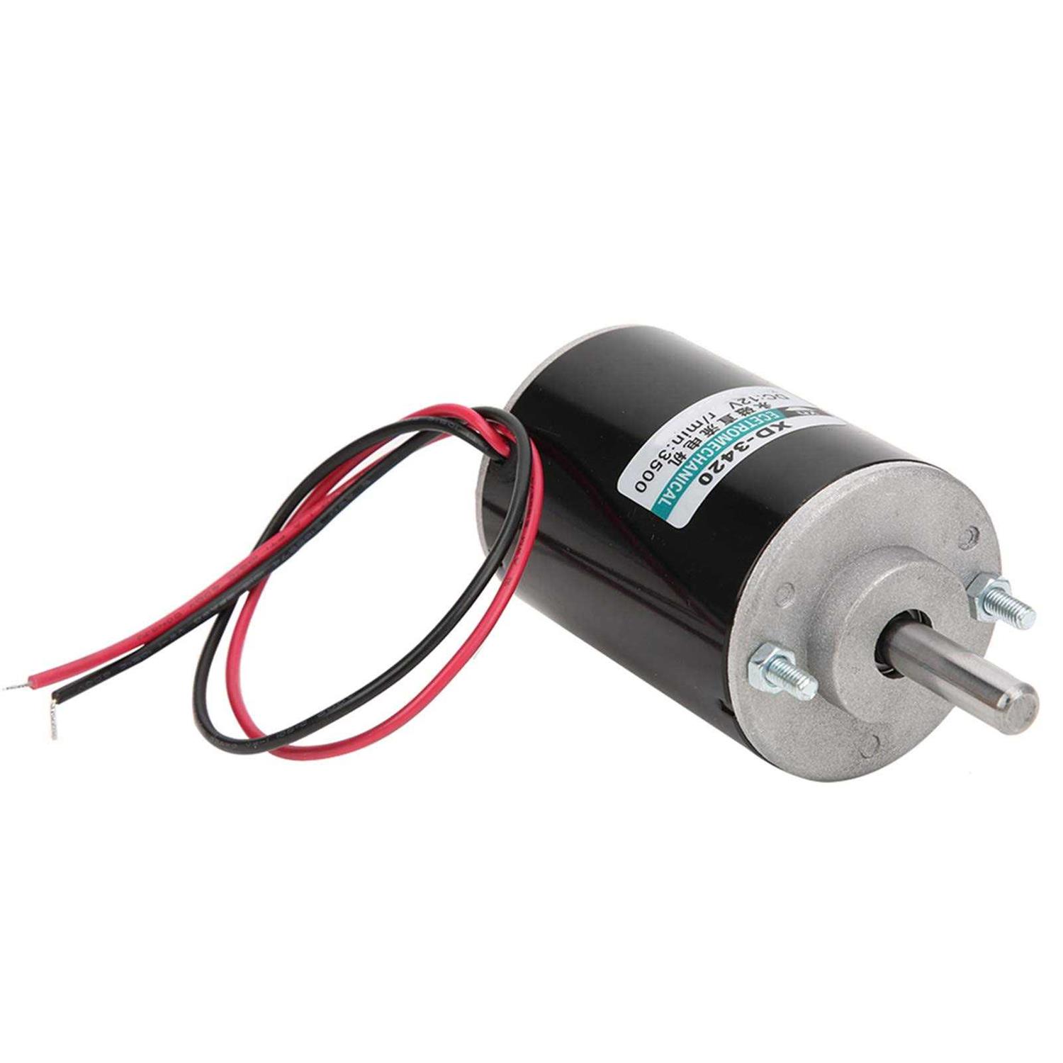 High Torque DC Motor 12 V/24 V Permanent Magnet Motor Mini DC Motor DIY Generator Motor 30W CW/CCW 3500/7000RPM with Moun - Zenithce