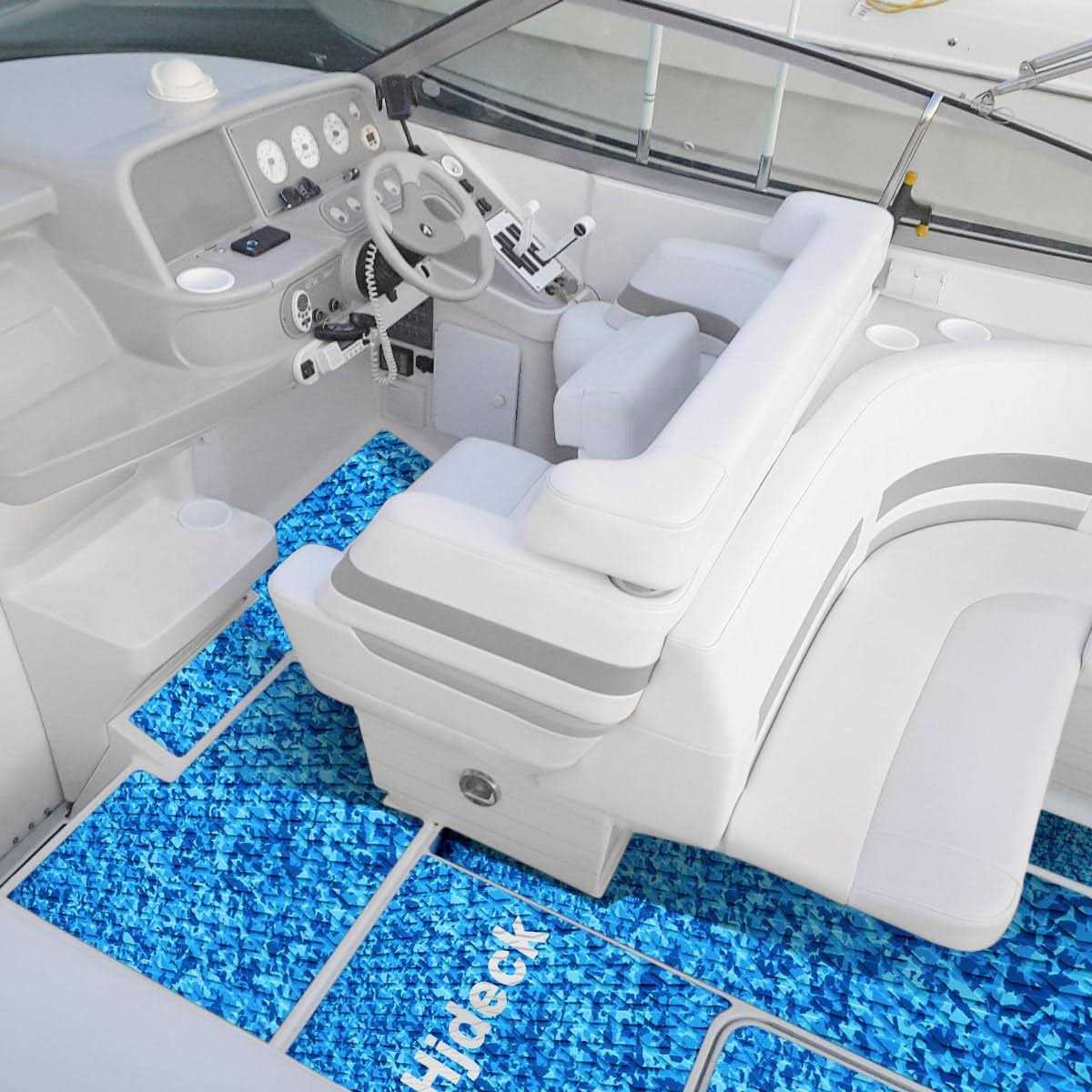 Hjdeck Boat Flooring Eva Foam Boat Decking Non Slip Marine Carpet 94.5×23.62 Self Adhesive Marine Deck - Zenithce