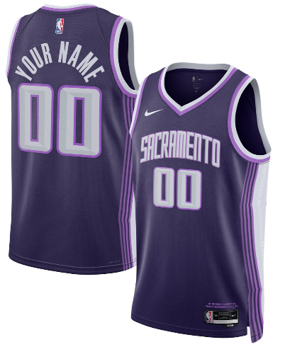 Sacramento Kings Custom Purple 2025-26 City Edition Swingman Stitched Jersey - Zenithce