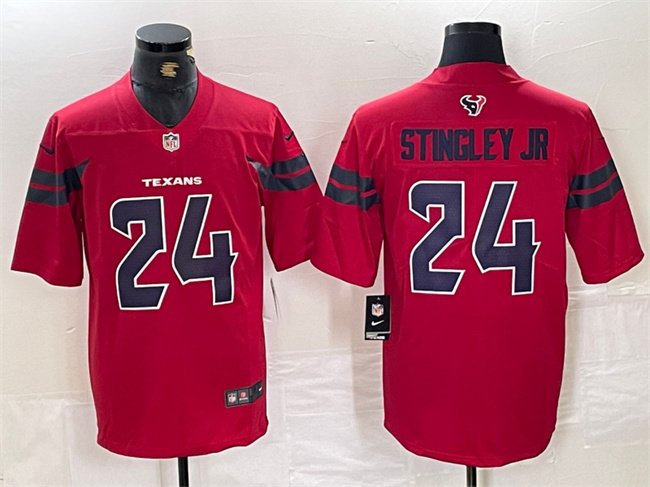 Houston Texans #24 Derek Stingley Jr. Red Vapor Untouchable Football Stitched Jersey - Zenithce