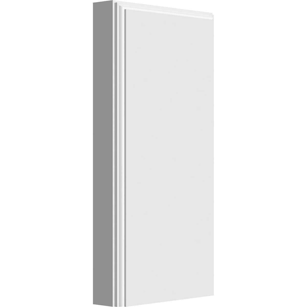 Standard Foster with Square Edge Plinth Block Ekena Millwork - Zenithce