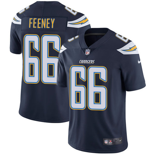 Los Angeles Chargers #66 Dan Feeney Navy Blue Vapor Untouchable Limited Stitched Jersey - Zenithce