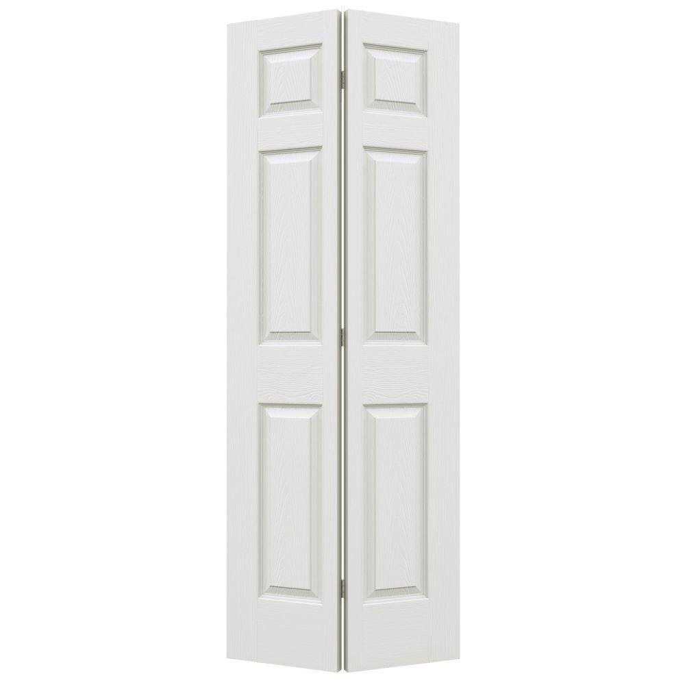 JELD-WEN 80 in. Colonist Painted Left-Hand Smooth Molded Composite MDF Single Prehung Interior Door - Zenithce