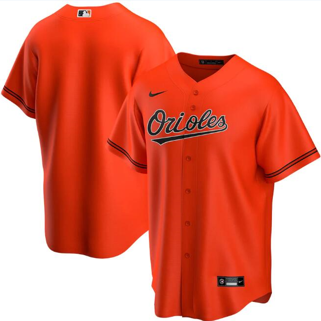 Baltimore Orioles Orange Cool Base Stitched Jersey - Zenithce