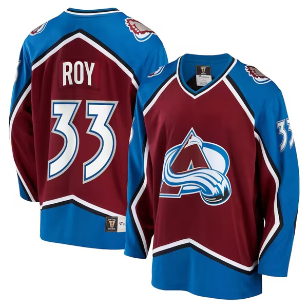 Colorado Avalanche #33 Patrick Roy Burgundy Stitched Jersey - Zenithce
