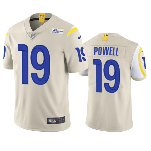 Los Angeles Rams #19 Brandon Powell Cream Vapor Untouchable Limited Stitched Football Jersey - Zenithce
