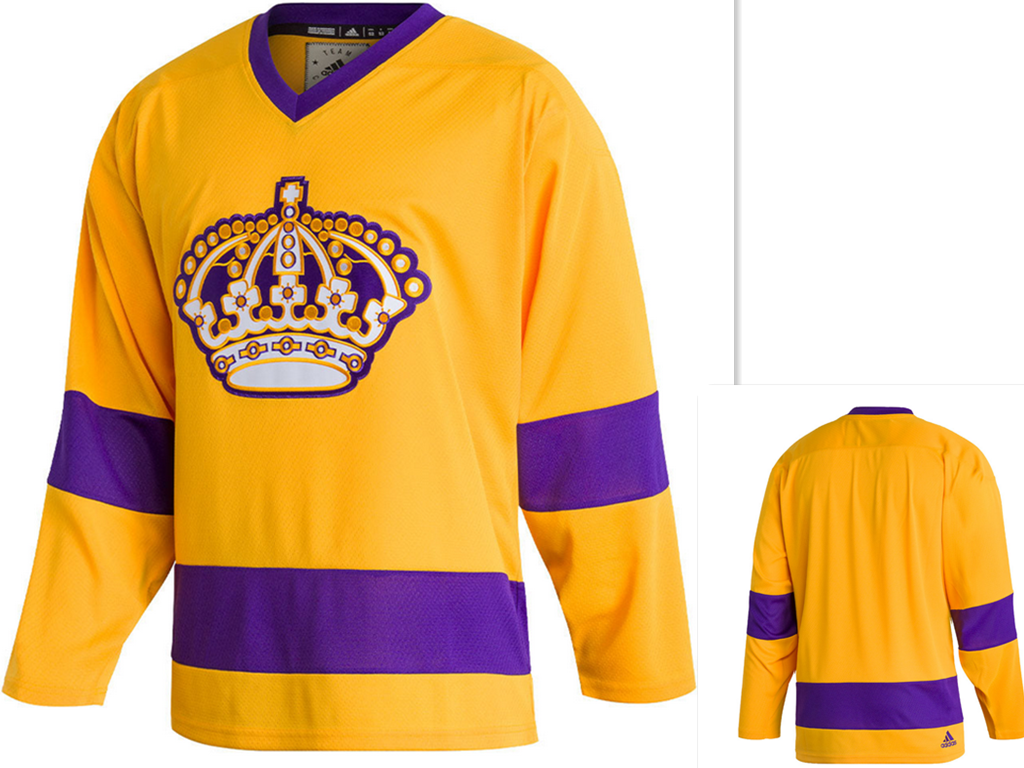 Los Angeles Kings Custom Yellow Jersey - Zenithce