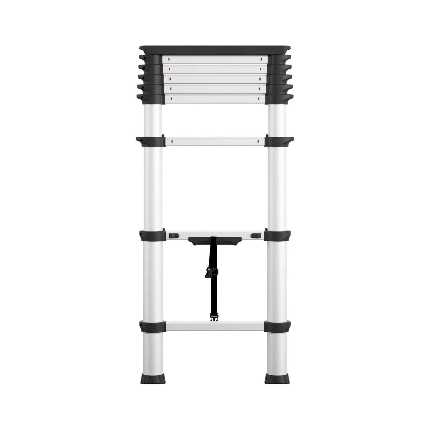 Cosco SmartClose Aluminum Telescoping Extension Ladder - Zenithce