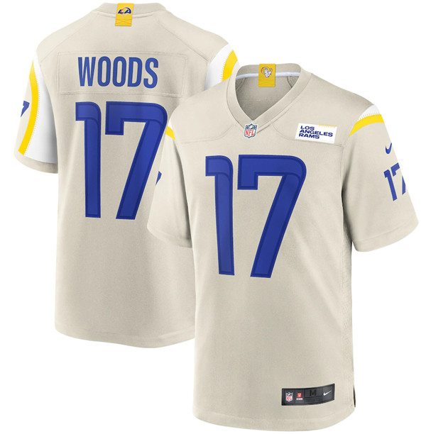 Los Angeles Rams #17 Robert Woods 2020 Bone Game Stitched Jersey - Zenithce