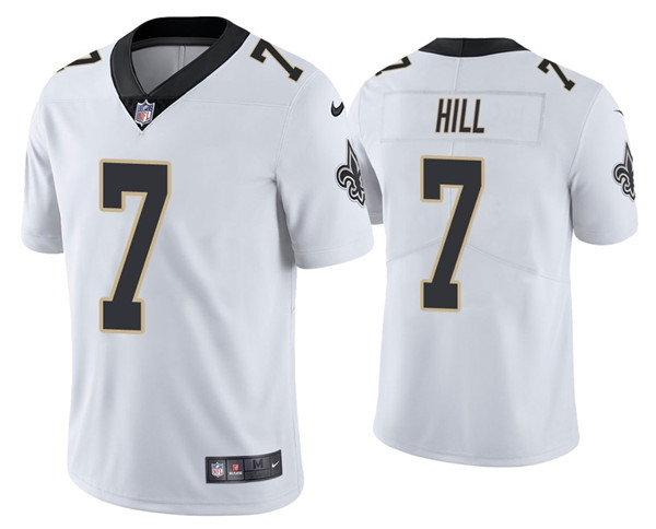 New Orleans Saints #7 Taysom Hill 2020 White Vapor Untouchable Limited Stitched Jersey - Zenithce