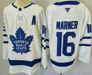 Toronto Maple Leafs #16 Mitch Marner White Authentic Jersey - Zenithce