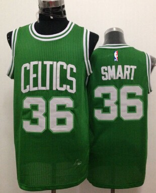 Boston Celtics #36 Marcus Smart Green Swingman Jersey - Zenithce