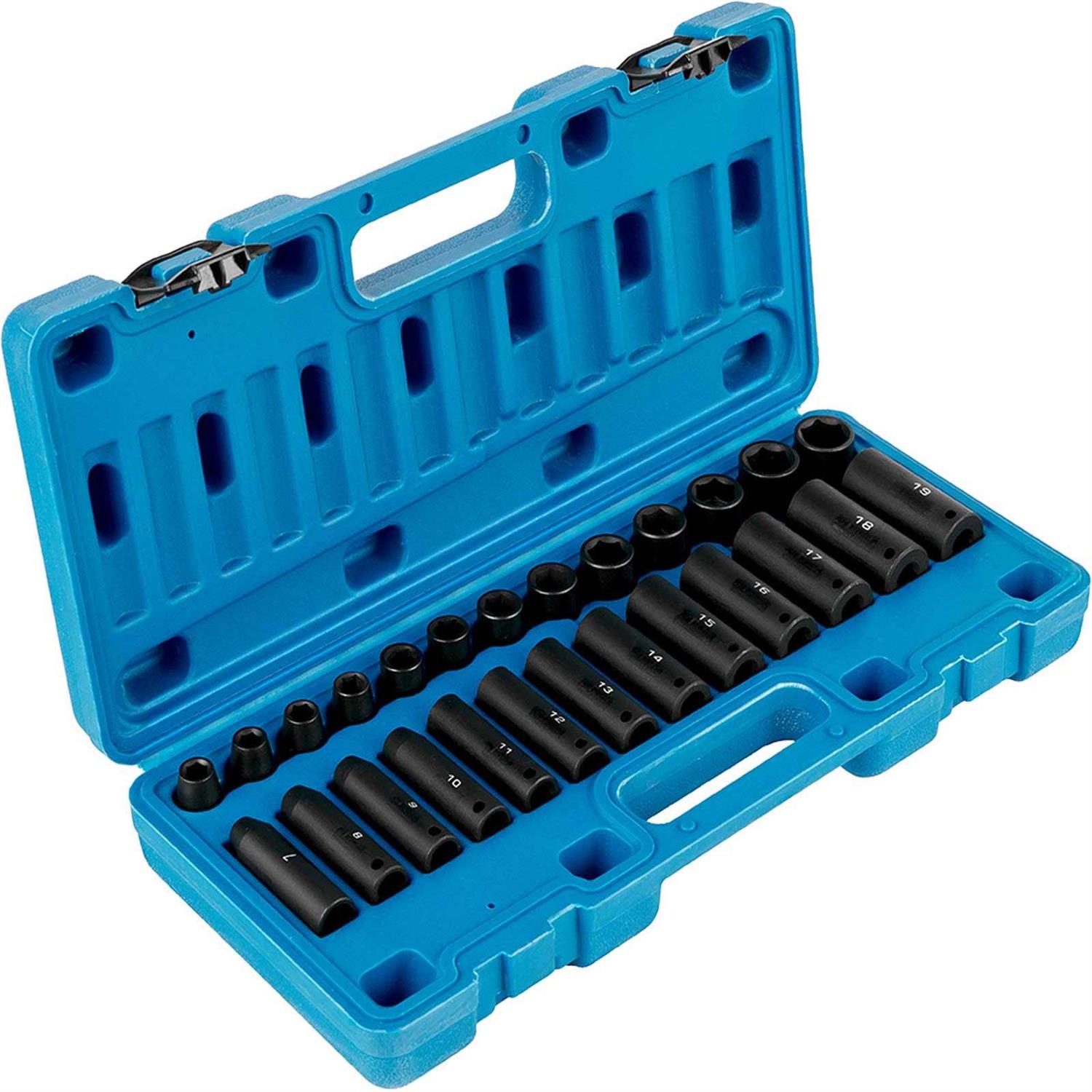 VEVOR Impact Socket Set 1/2 Inches 26 Piece Impact Sockets Socket - Zenithce