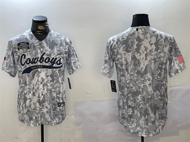 Dallas Cowboys Blank 2024 Arctic Camo Salute To Service Stitched Jersey - Zenithce