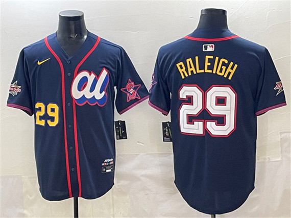 American League #29 Cal Raleigh Navy 2025 All-Star Edition V2 Limited Stitched Jersey - Zenithce
