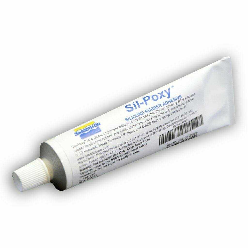 Smooth-on SIL-poxy Rubber Silicone Adhesive - Zenithce