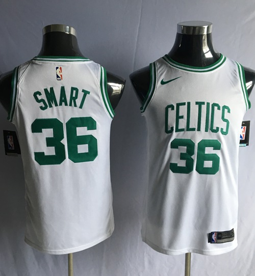 Boston Celtics #36 Marcus Smart White Swingman Association Edition Jersey - Zenithce