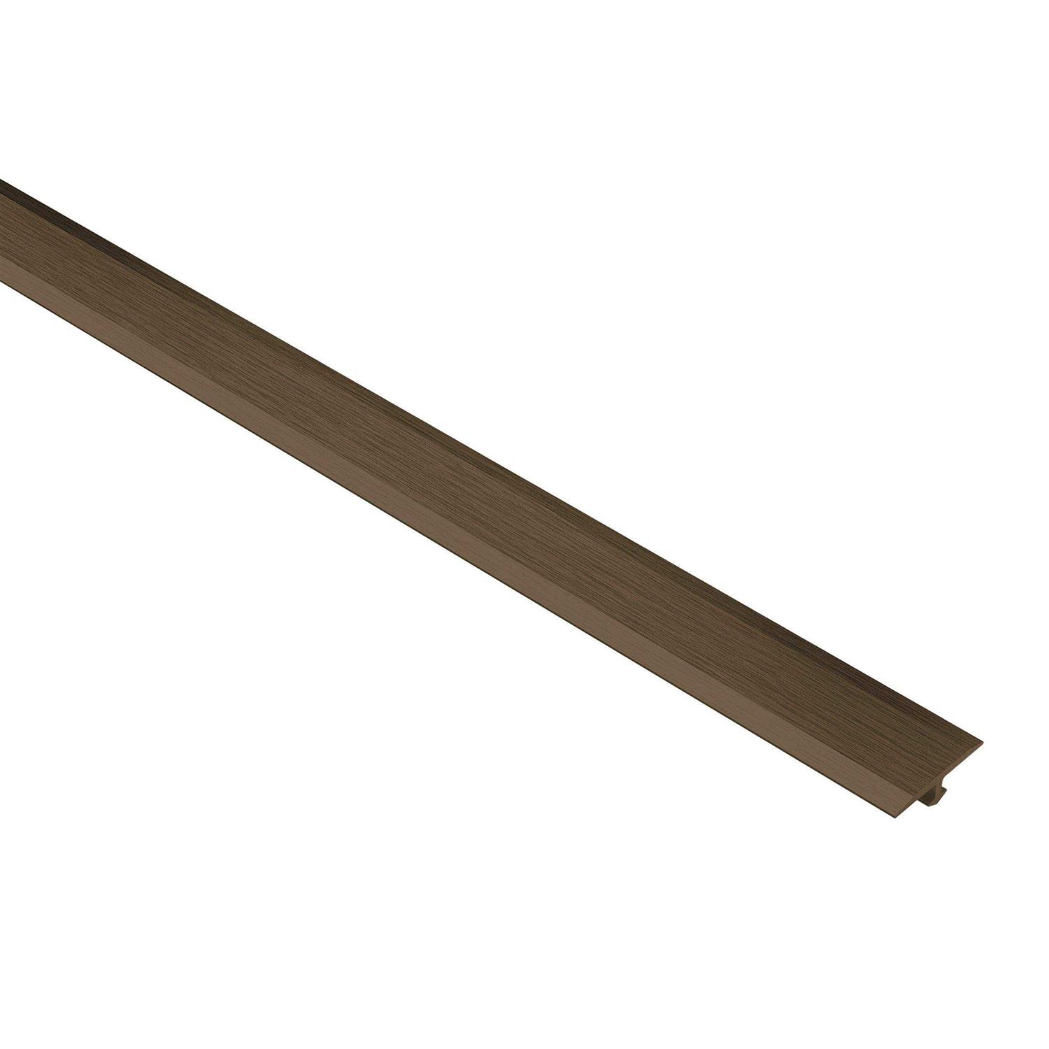 Schluter Systems Schluter Vinpro-T 17/32 inch Wide Transition Aluminum Brushed - Zenithce