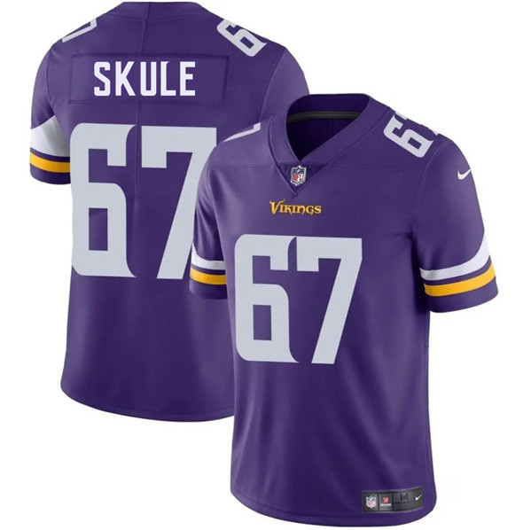 Minnesota Vikings #67 Justin Skule Purple 2025 Vapor Untouchable Limited Stitched Jersey - Zenithce