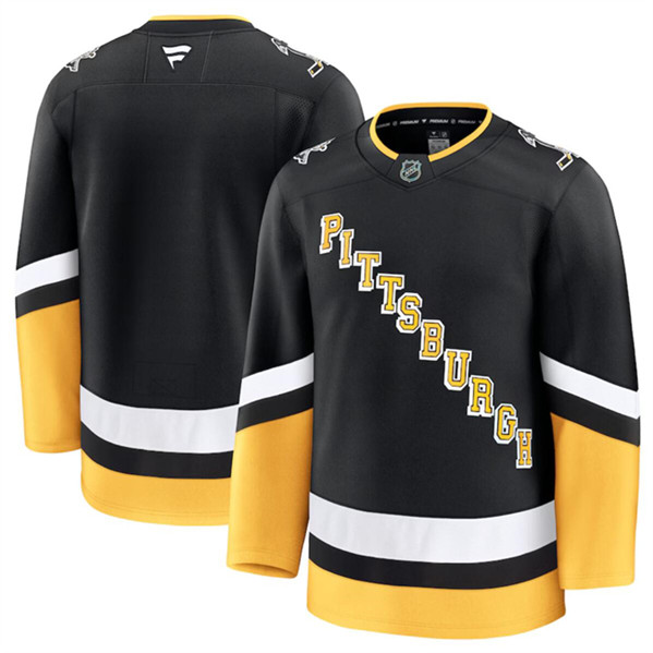 Pittsburgh Penguins Blank Black 2024-25 Alternate Stitched Jersey - Zenithce