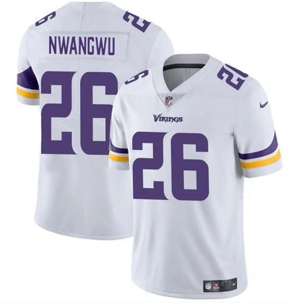 Minnesota Vikings #26 Kene Nwangwu White Vapor Untouchable Limited Stitched Jersey - Zenithce