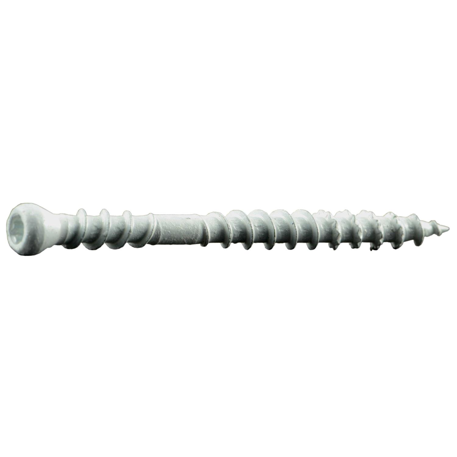Monster Fastener #8 x 1-1/4 Gray Ceramic Coated Steel Sharp Point Phillips Wafer Head Cement Board Screws 20 pcs - Zenithce
