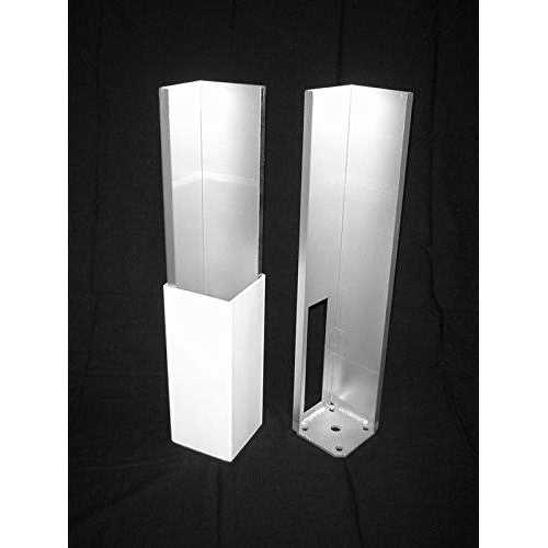 Homestead Fence Co Vinyl Fence Concrete/wood Post Mount Tower with Mounting Kit - Zenithce