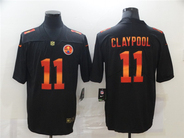 Pittsburgh Steelers #11 Chase Claypool Black Fashion Limited Stitched Jersey - Zenithce
