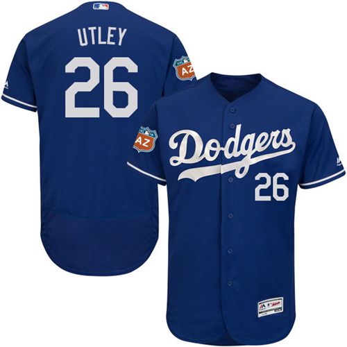 Dodgers #26 Chase Utley Blue Flexbase Authentic Collection Stitched Jersey - Zenithce