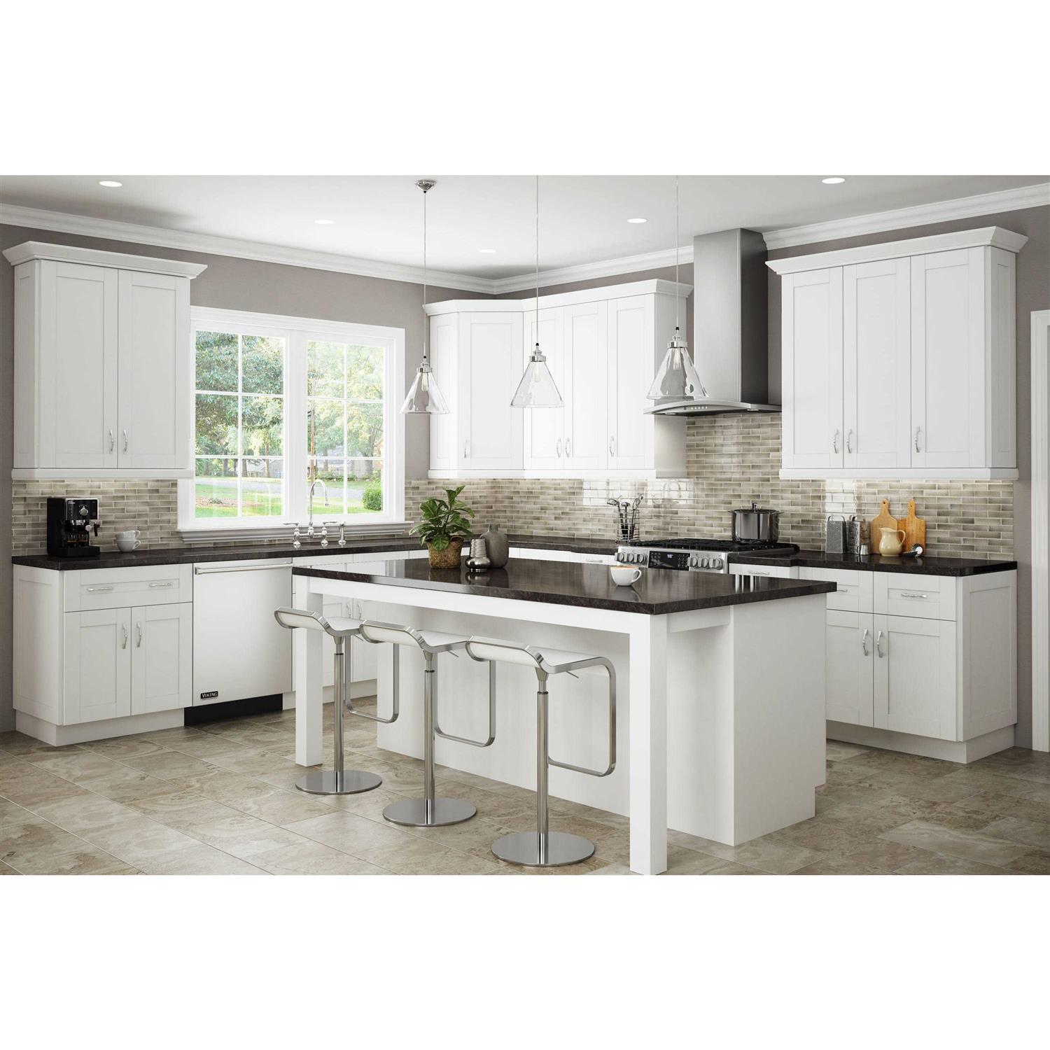 Luxxe Cabinetry Newton 3-in W x 30-in H x 0.75-in D Deep Onyx Cabinet Fill Strip FS30-DO - Zenithce
