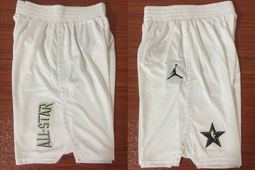 White Jordan Swingman 2018 All Star Shorts - Zenithce