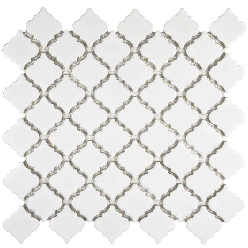 Merola Tile Hudson Tangier Porcelain Mosaic - Zenithce
