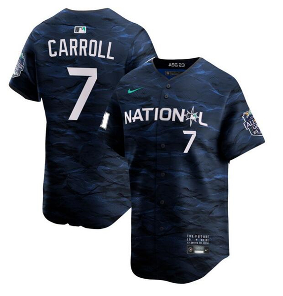 Arizona Diamondbacks #7 Corbin Carroll 2023 All-Star Royal Stitched Jersey - Zenithce