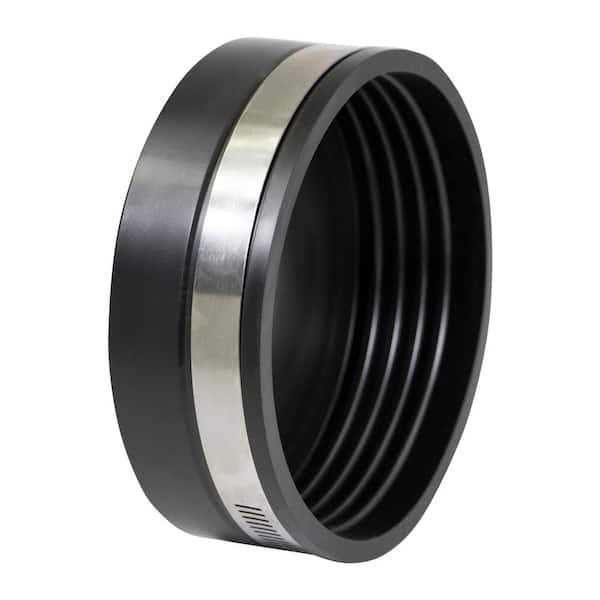 The Plumber’s Choice 1-1/2 in. Pvc Flexible Pipe Cap with Stainless Steel Clamps - Zenithce