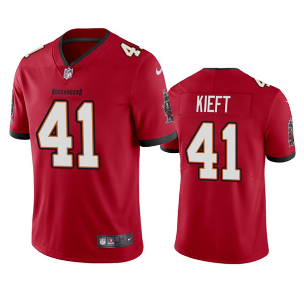 Tampa Bay Buccaneers #41 Ko Kieft Red Vapor Untouchable Limited Stitched Jersey - Zenithce