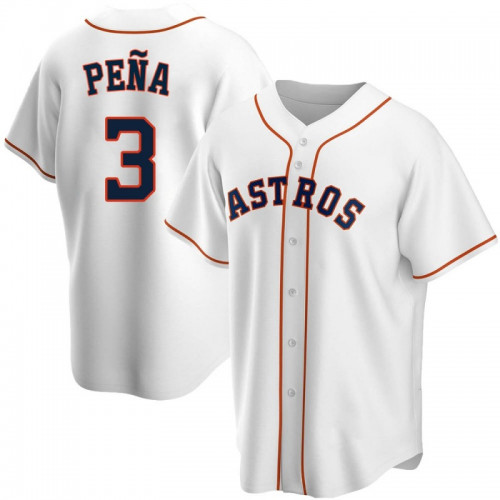 Houston Astros #3 Jeremy Pena White Cool Base Stitched Jersey - Zenithce