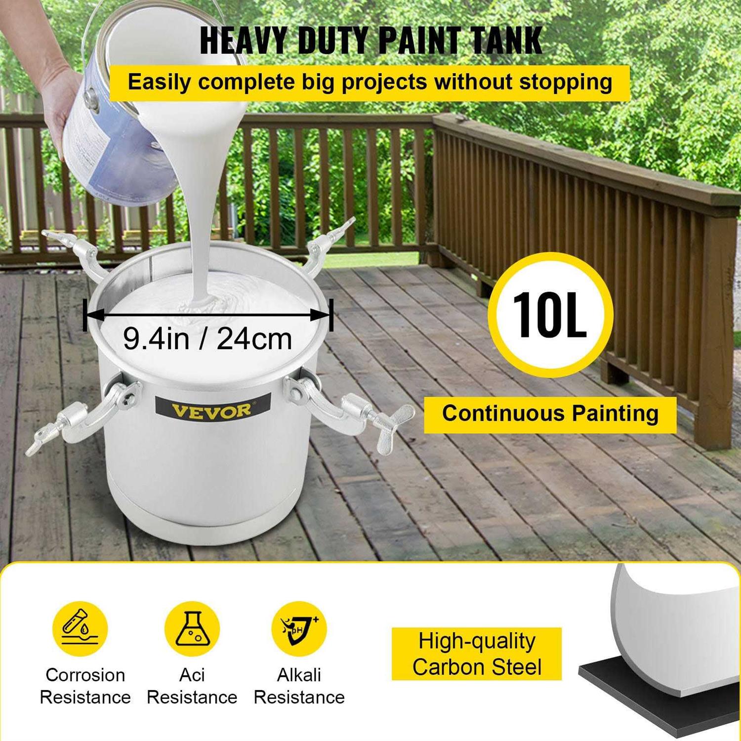 VEVOR Outdoor Stair Railing Kit 5 ft Handrails 0-5 Steps Adjustable Angle Aluminum Stair Hand Rail - Zenithce